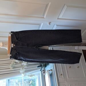 AGOLDE Womens High-Rise‎ Baggy Grey Wash Ankle Jeans S-26